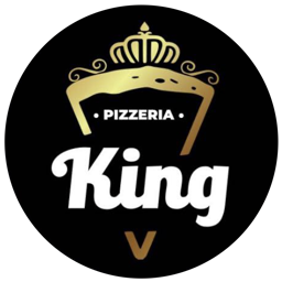 Pizzeria King logo.